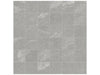 Nord Palladium matte porcelain tile with a grey stone style, for floors and walls. In a 2x2" mosaic.