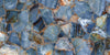 Plaque Aqua polished porcelain tile with a blue agate design, for floors and walls. In a 24x48" size.