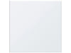 Satin White matte porcelain tile with solid white colour. In a 13x13" size.
