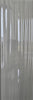 Savannah Safari grey glass subway tile with a waved finish. In a 4x12" size.