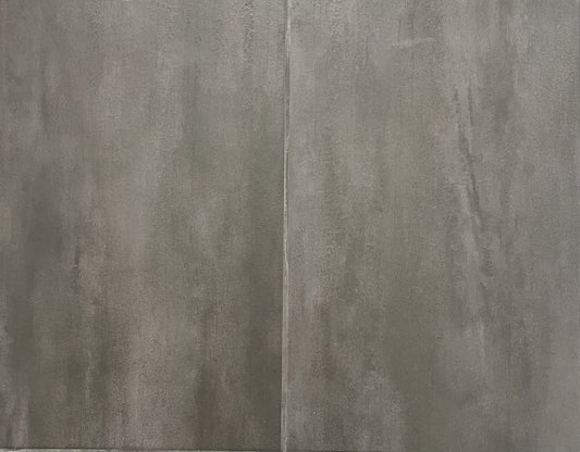 Silk Black matte ceramic tile with a stone design, for walls. Made in Italy, in a 10x16" size.