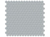 Soho Cloud Blue penny round porcelain mosaic in a light blue colour.