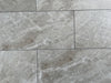 Sonoma Sky matte porcelain tile with a grey stone design, for floors and walls. Made in Italy, in a 12x24" size.