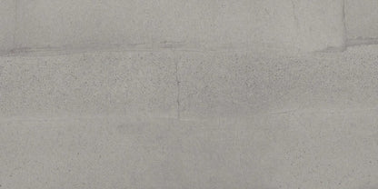Stone Collection Light Grey stone look matte porcelain tile for floor and wall made in Italy. 12x24" size.