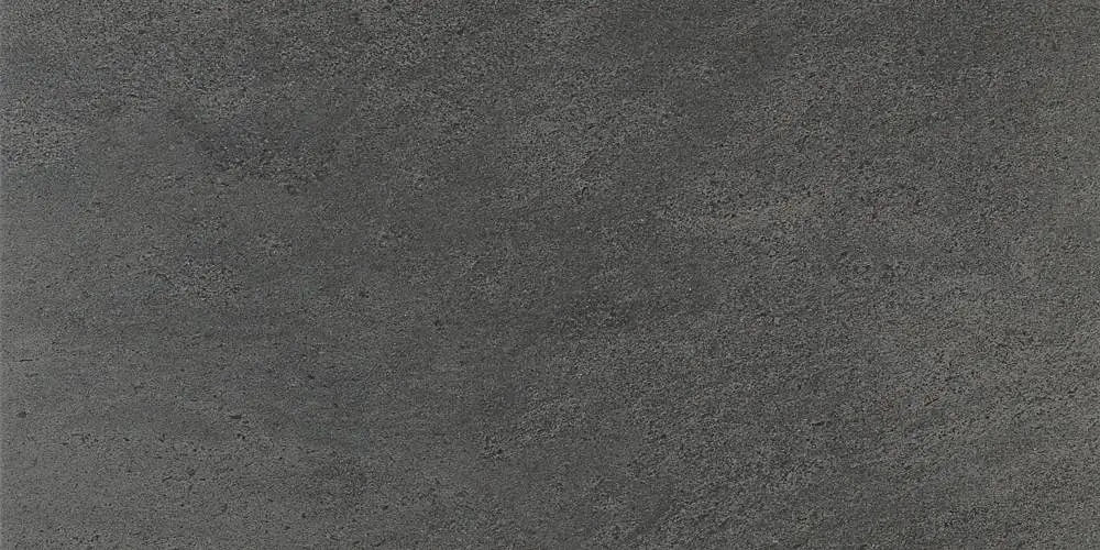 Stonework Anthracite matte porcelain tile with a stone design, for floors and walls. Made in Italy, in a 12x24" size.