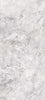 Super White polished porcelain tile with a grey marble design, for floors and walls. Made in Italy, in a 24x48" size.