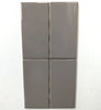 Taupe glossy ceramic subway tile for walls. In a 3x6" size.