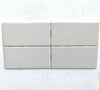 Tender Grey glossy and matte ceramic subway tile for walls. In a 3x6" size.