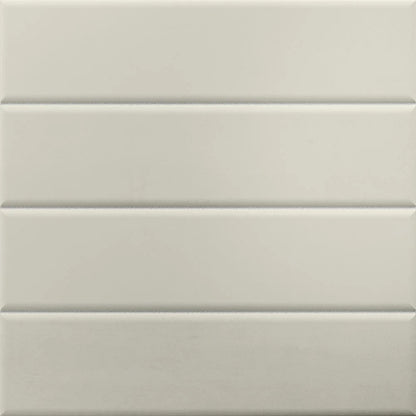 Terre White terracotta style matte ceramic subway tile. Made in Spain, in a 3x12" size.