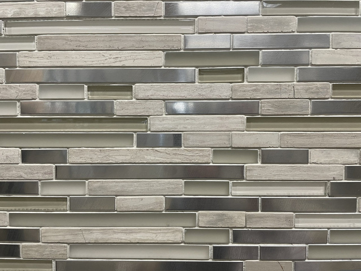 Titanium Clay Mosaic – Dufferin Tile