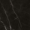 Valentina polished porcelain tile with a black and white marble design, for floors and walls. In a 24x24" size.