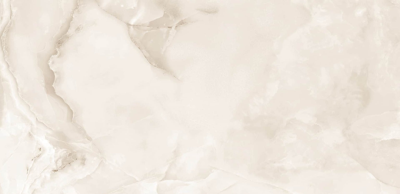 Venus Sand matte porcelain tile with a beige onyx design, for floors and walls. Made in Spain, in a 24x48" size.