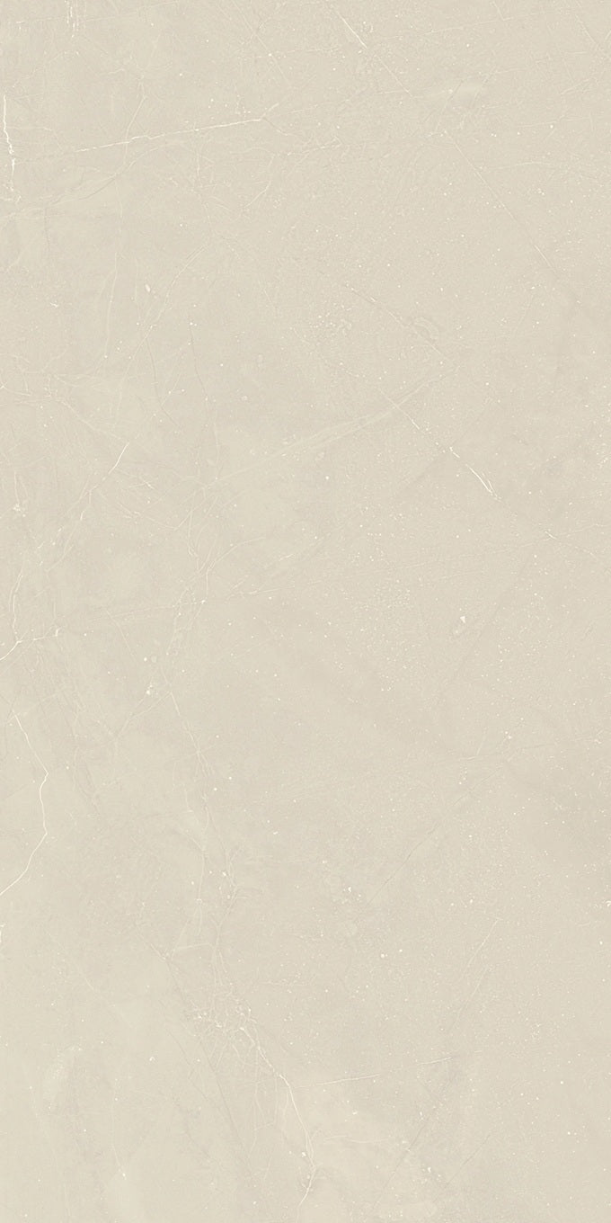 City Walk Ivory stone look matte porcelain tile with carving finish for floor and wall made in Italy. In a 24x48" size.