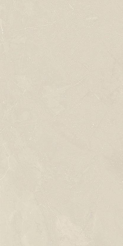 City Walk Ivory stone look matte porcelain tile with carving finish for floor and wall made in Italy. In a 24x48" size.