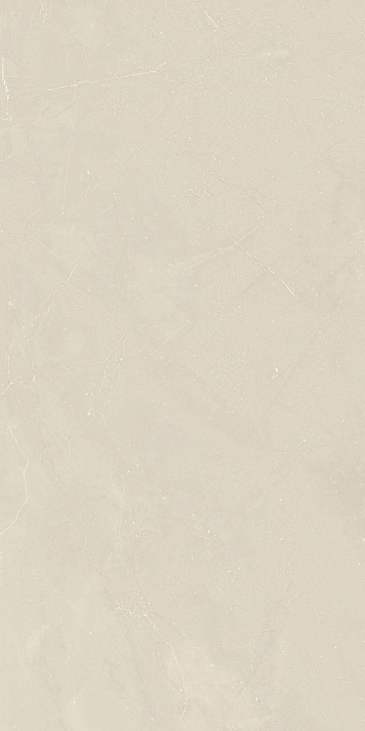 City Walk Ivory stone look matte porcelain tile with carving finish for floor and wall made in Italy. In a 24x48" size.