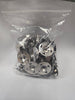 Bag of 100 washers for extruded polystyrene (XPS) foam tile backer boards.
