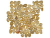 Zen Tonga Sunset natural stone pebble mosaic with warm beige colours. In a natural rounded finish.