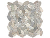 Zen Vitality Mica natural stone pebble mosaic with beige and grey colours. In a flat finish.